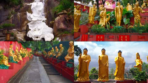 香港寺庙佛像实拍