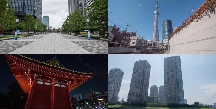 4K日本东京城市文化旅游风光宣传片