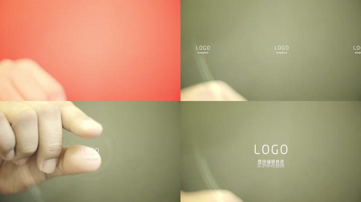 创意手指LOGO标志演绎