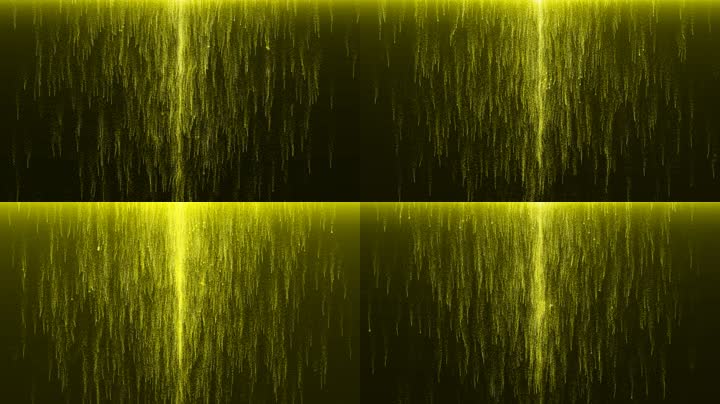金色粒子雨（循环）