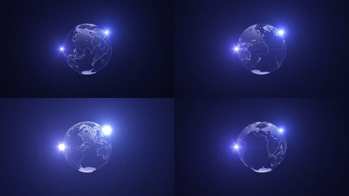 科技光影地球循环带通道