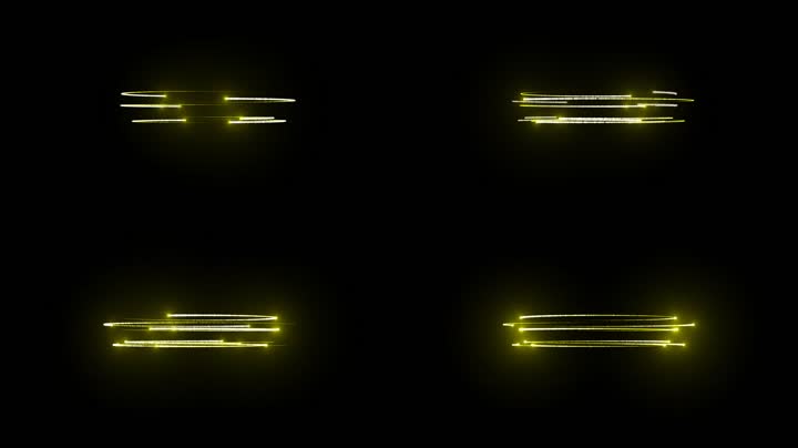 金色粒子光线光圈特效系列素材