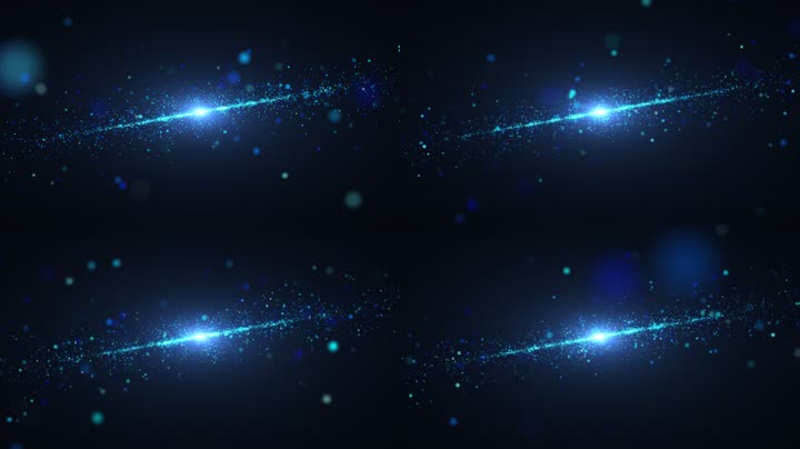 大气粒子星云宇宙银河旋转（循环）