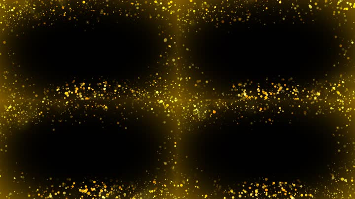 金色粒子边框透明通道