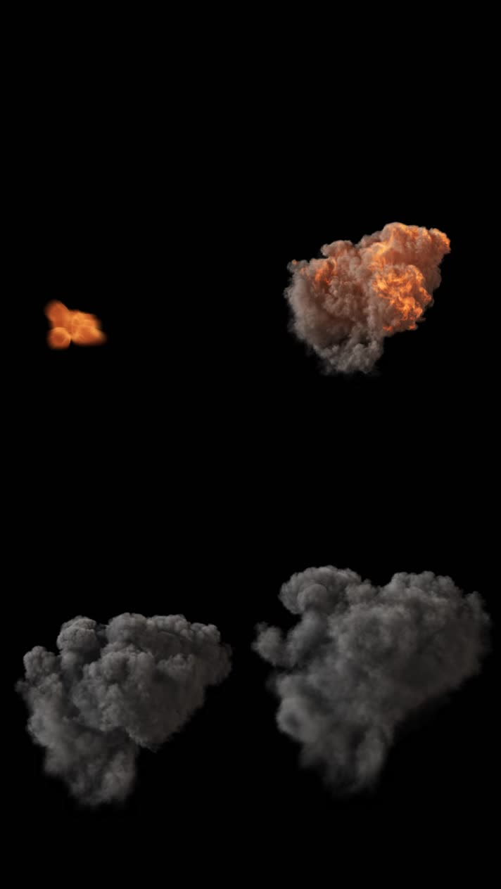 雷管炸药爆炸蘑菇云