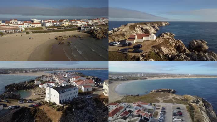 4K航拍葡萄牙海岛旅游风光