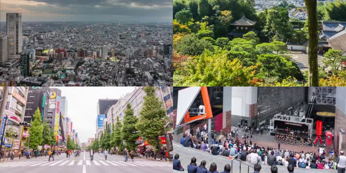 4K航拍日本东京大板城市旅游形象宣传片