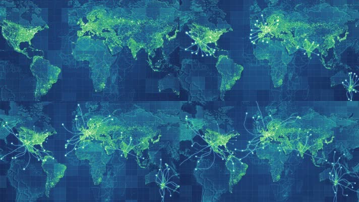 科技地图连线全球商业版图