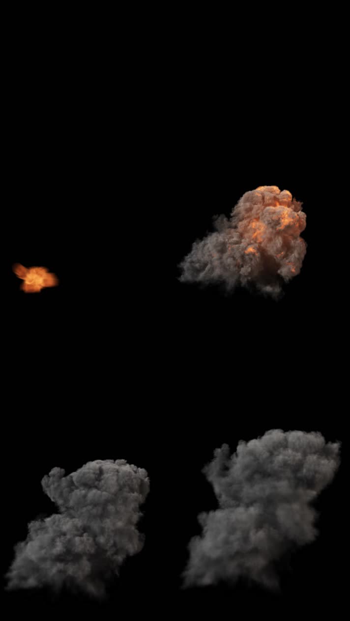雷管炸药爆炸蘑菇云