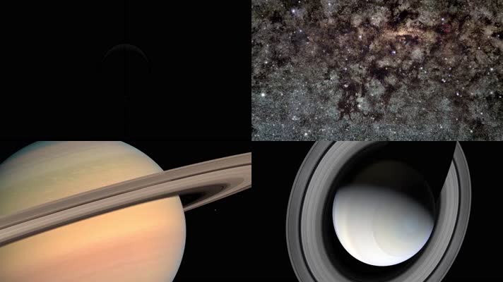 4K宇宙银河土星遨游探索