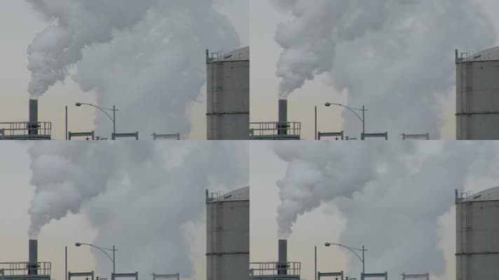 大气污染排放空镜头 