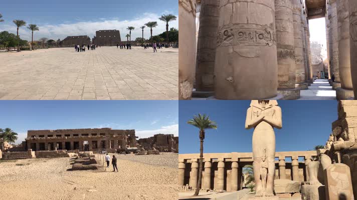 4K埃及卢克索古城旅游宣传片