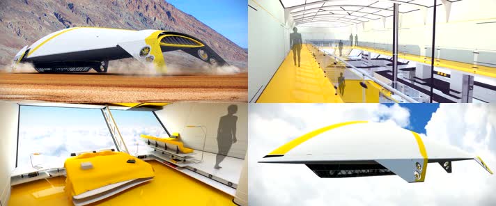未来科技飞行交通工具