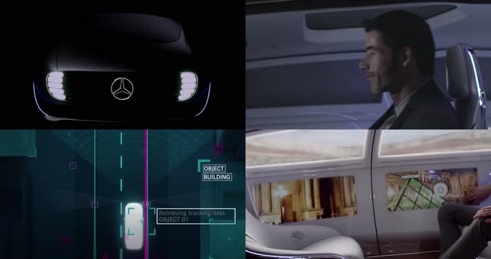 未来科技智能汽车城市交通安全