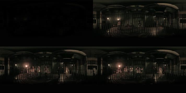 360僵尸笼齿轮虚拟现实全景视频