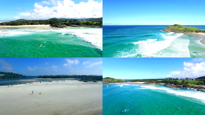 4K美丽的澳大利亚海岸风光