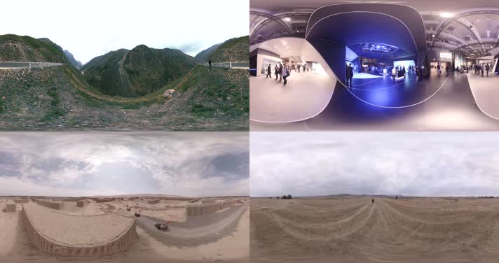 VR360草原旅游宴会馆参观虚拟现实合集