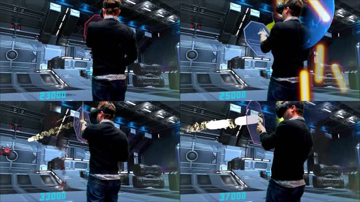 VR虚拟现实街机游戏体验
