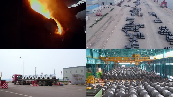 中国冶炼工业钢材生产应用运输出口贸易
