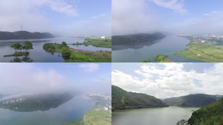 大自然 林業 山水 生態 山河湖海 風景 旅遊 雲霧 霧氣 大霧 航拍