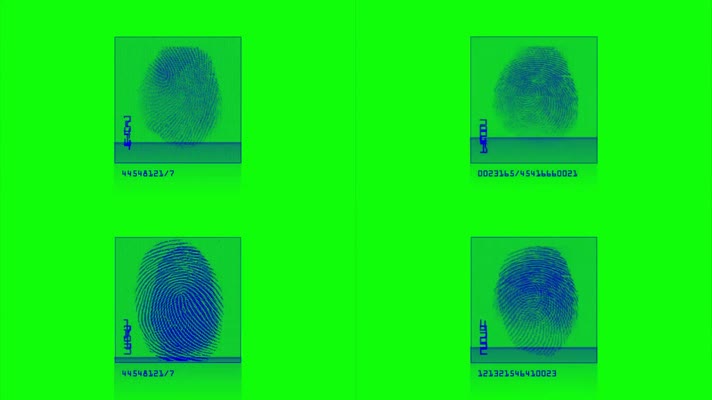 指纹扫描解锁绿屏抠像