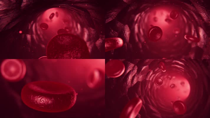 3D红血细胞医疗视频