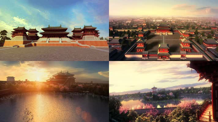 中国历史古代皇宫紫禁城宫殿园林建筑穿梭