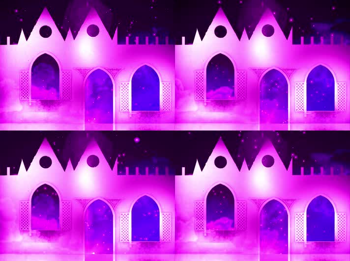 紫色烟雾城堡