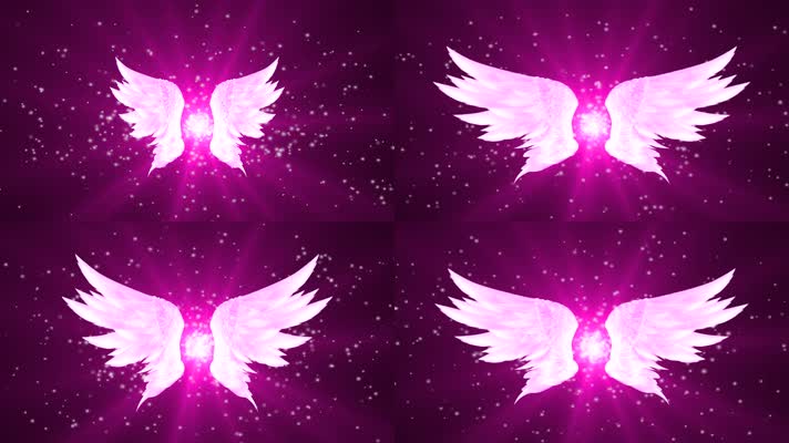 紫色唯美翅膀