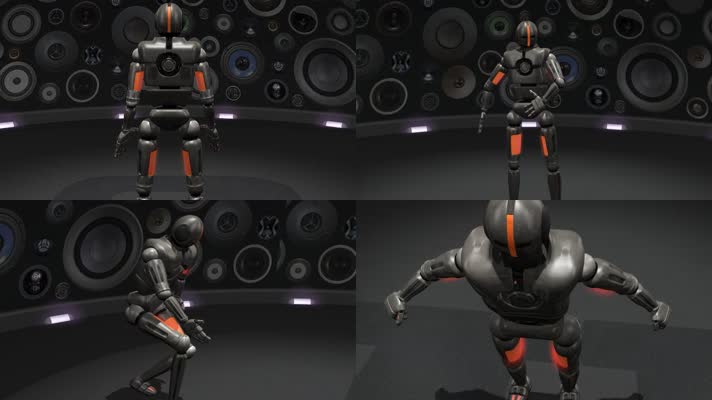 3D机器人跳舞