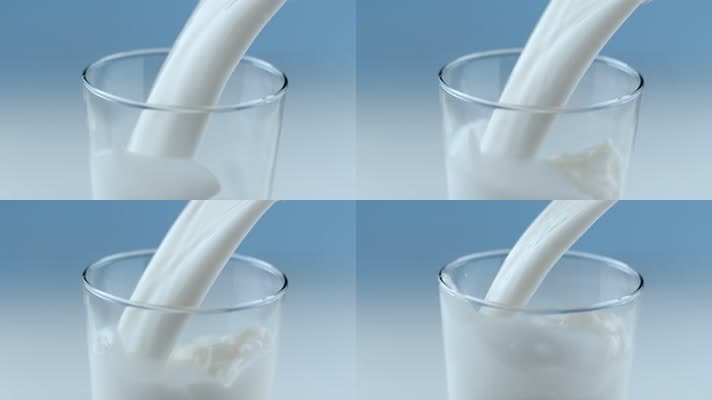 广告级倒牛奶新鲜牛奶