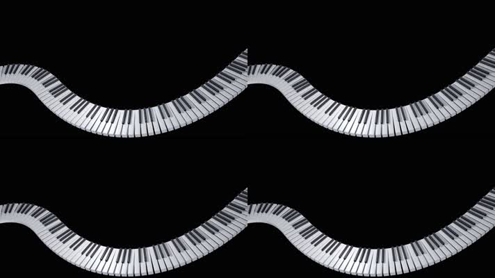 4K钢琴琴键循环透明通道 (6)