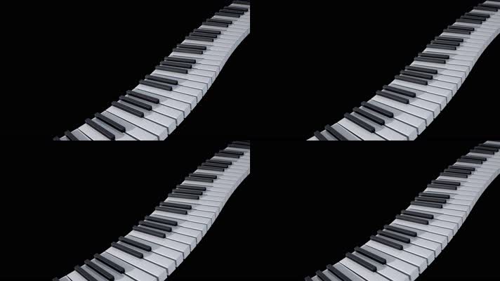 4K钢琴琴键循环透明通道 (5)