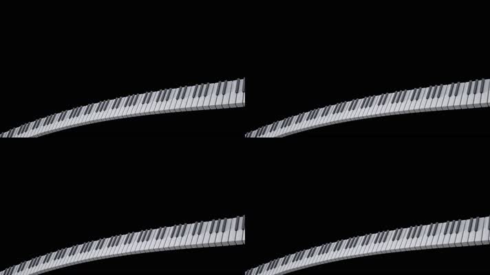 4K钢琴琴键循环透明通道 (8)