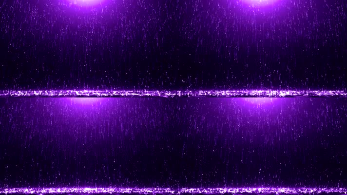 4K超清紫色粒子雨滴循环