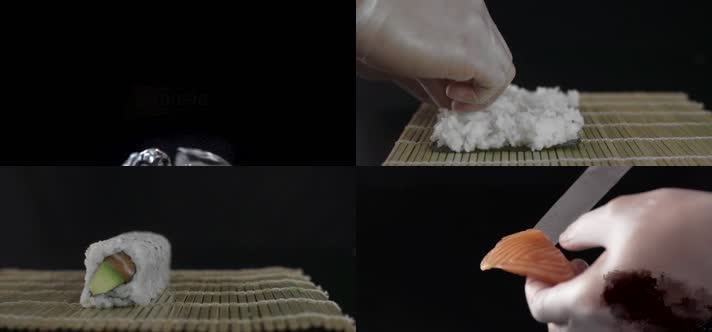 日本料理寿司制作工艺宣传片