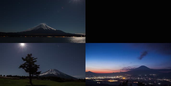 日本富士山风景旅游