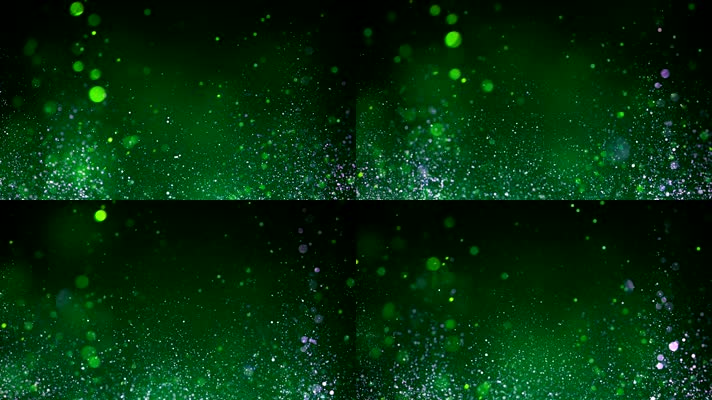 绿色粒子上升光斑