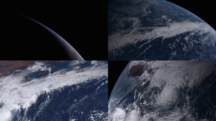 【4K】地球卫星云图