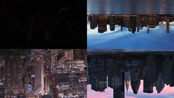 纽约曼哈顿的逆世界1（可镜像1080P）
