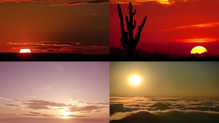 东方红日日落日出（1080P）