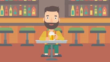 演唱会商务合伙酒吧办公室MG动画