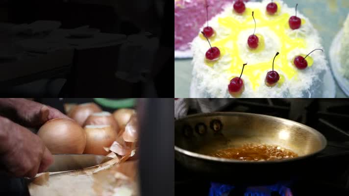 美味的食材食物制作过程摄影