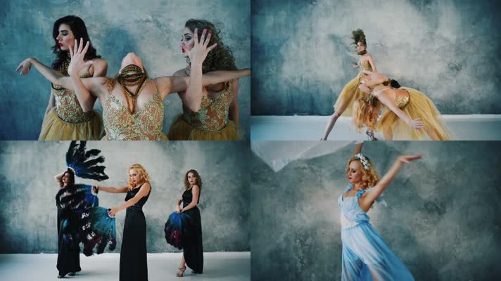 欧洲性感美女时尚舞蹈时装宣传片