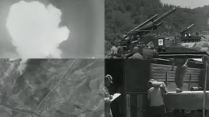 50年代美国炮兵珍贵视频资料