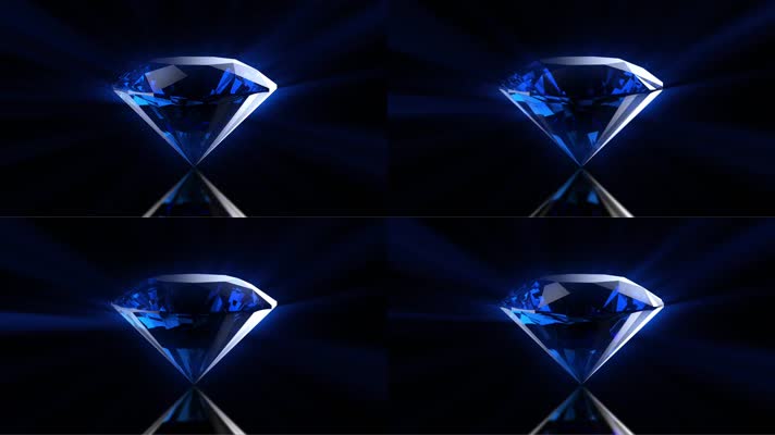蓝色钻石舞台演出背景视频