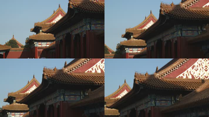 北京紫禁城的一角