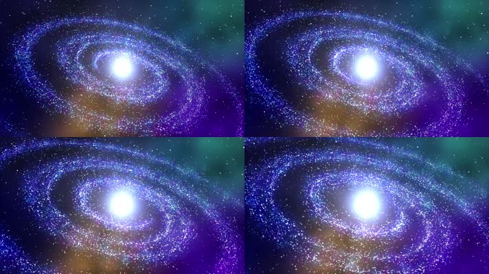 绚丽宇宙星空背景视频素材梦幻银河系