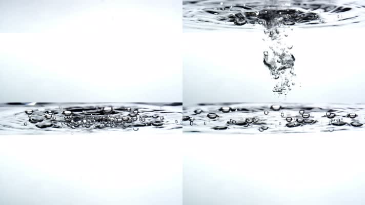 【4K】水滴入水