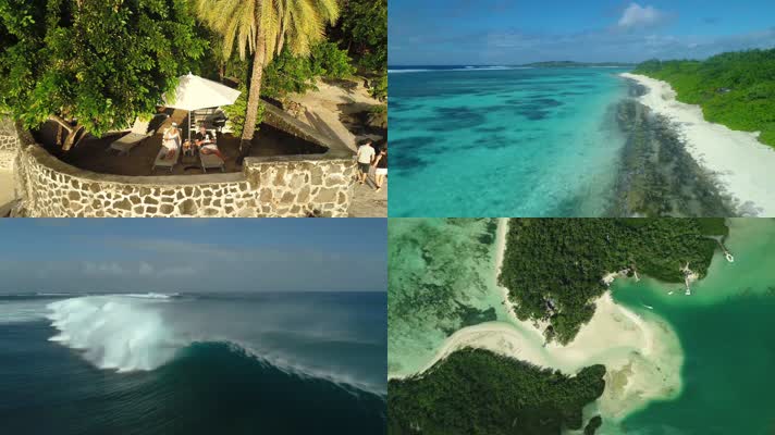 4K航拍毛里求斯旅游风光宣传片